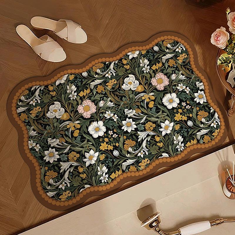 American Style Diatomaceous Earth Non-Slip Quick-Drying Bathroom Entrance Mat