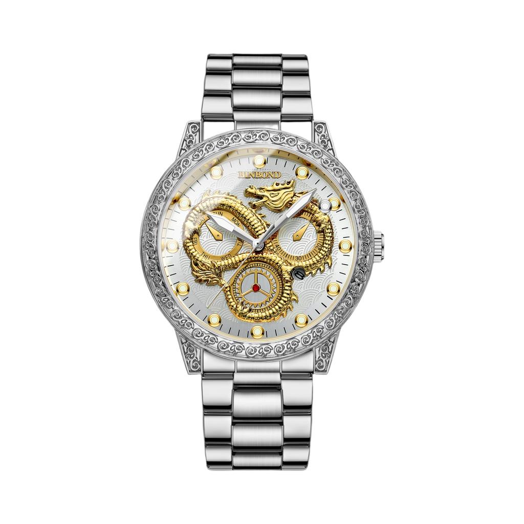 Men's Waterproof Luminous Running Alarm Clock Watch