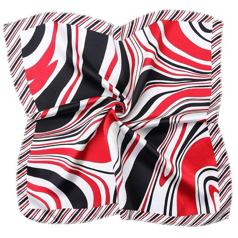 Women's Silk Scarf Business Dress Neck Protector Professional Mobile Telecom Banking Stewardess Small Square Scarf Women's Scarf Shawl Fashion