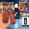 Leather Car Remote Key Case Cover Shell For Honda Forza 125 300 350 750 ADV Pcx 125 Xadv Super Cup SH150i SH300 Sh125 XAV Xlov