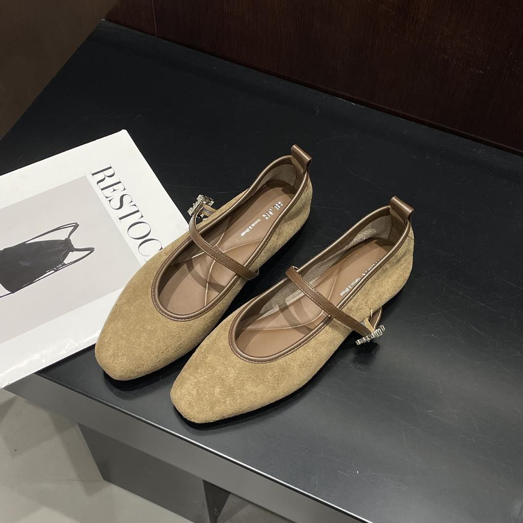 Spring New Brand Women Flats Round Toe Shallow Slip on Ladies Casual Ballet Shoes Soft Leather Eelgant Dress Shoes