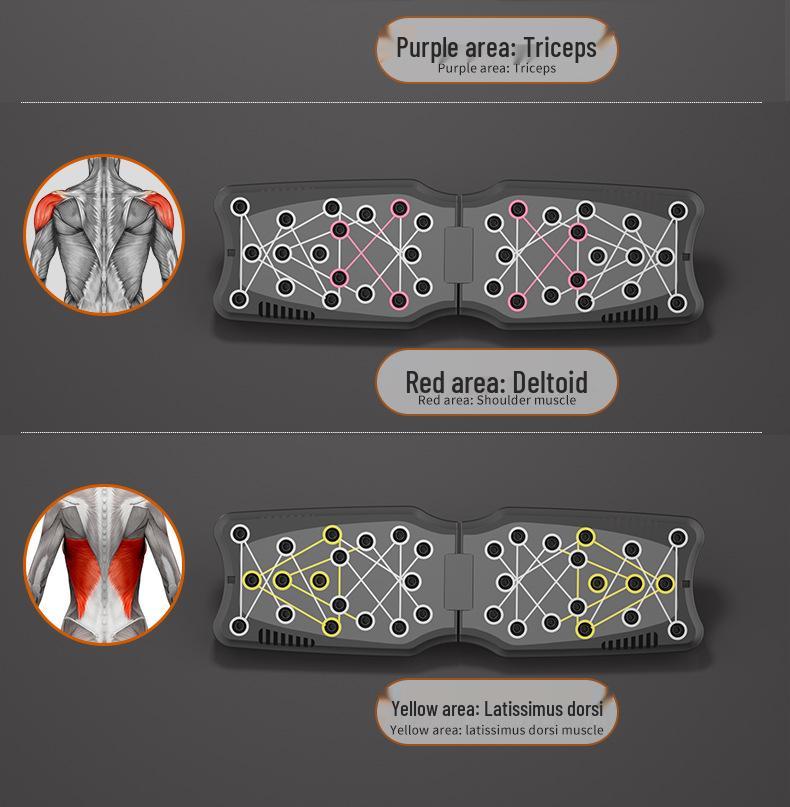 Multifunctional Push-Up and Plank Training Board for Home Fitness