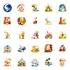 New 50 Cartoon Bunny Doodle Decorative Stickers Stickers Decorative Skateboard Refrigerator