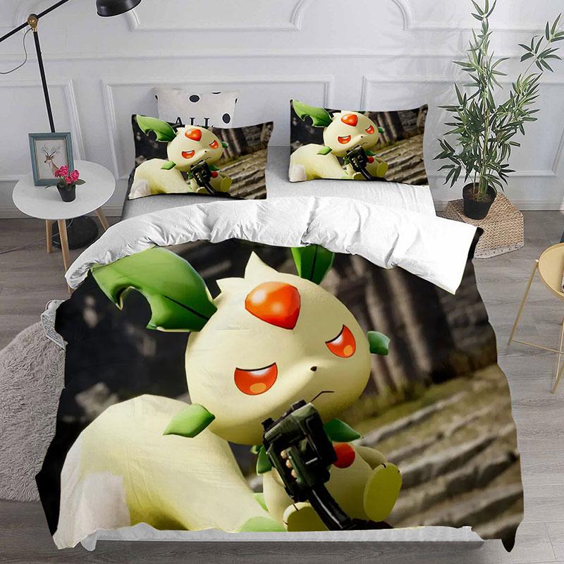 Gamer P-Palworld Bedding Sets Comforter Quilt Bed Cover Duvet Cover Pillow Case 2-3 Pieces Sets Kids Adult Size