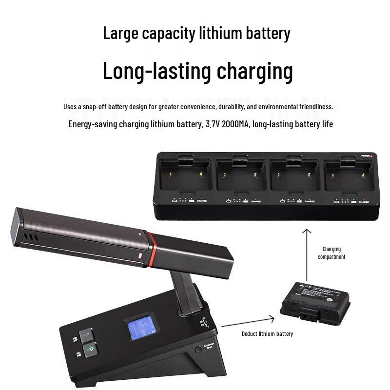 HuiDu GLE-600W Wireless Conference Microphone System (CN Version)
