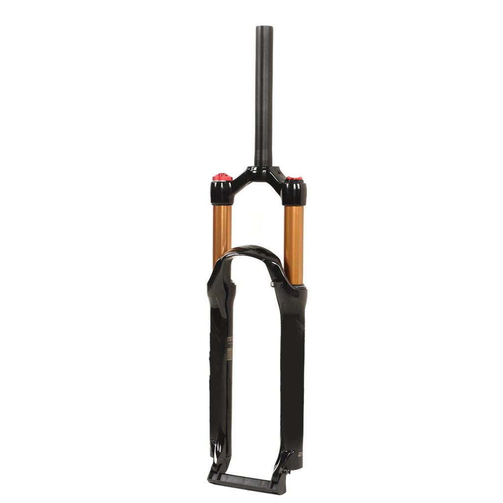 Garfo de Suspensão a Ar para Bicicleta 26pol Tubo Reto Trava Manual Garfos Dianteiros de Mountain Bike Amortecedor Dianteiro de Bicicleta