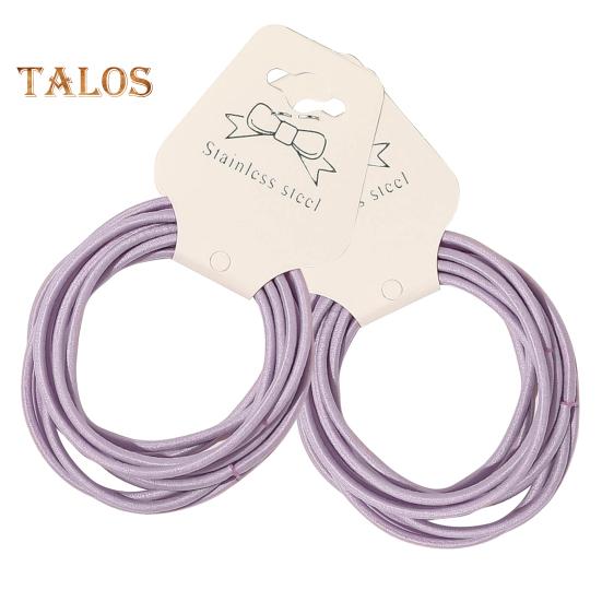 20Pcs Grosso Cabelo Laços Fino Material Alta Elástico Cabelo Cordas Antiderrapante Cabelo Tops Mulheres Meninas Faixa de Cabelo