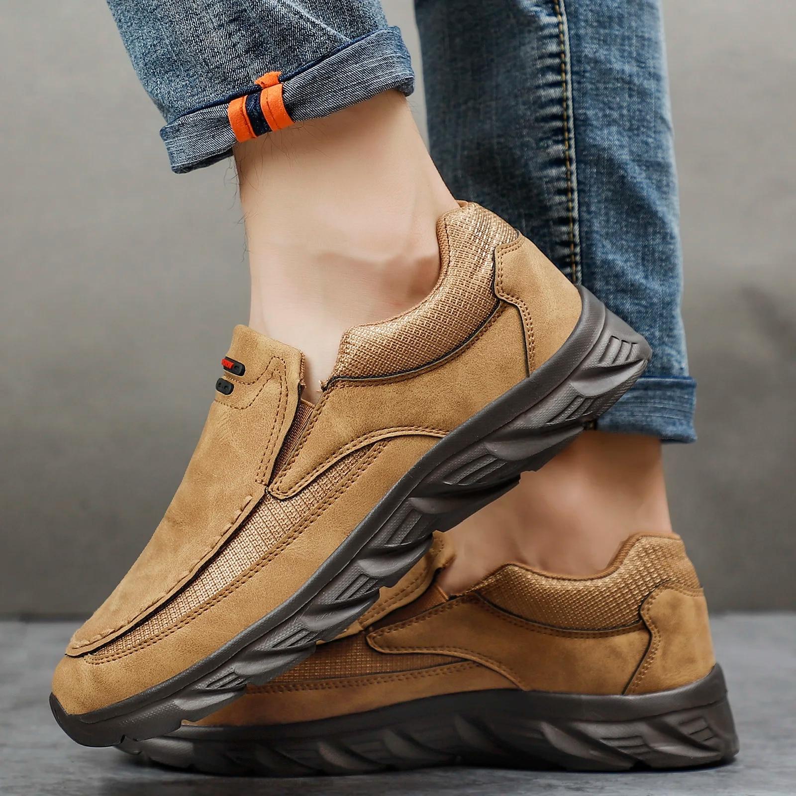 

Мужские лоферы, повседневная обувь без шнуровки, удобные прогулочные кроссовки, роскошная брендовая мужская деловая обувь, обувь для вождения 46 хаки