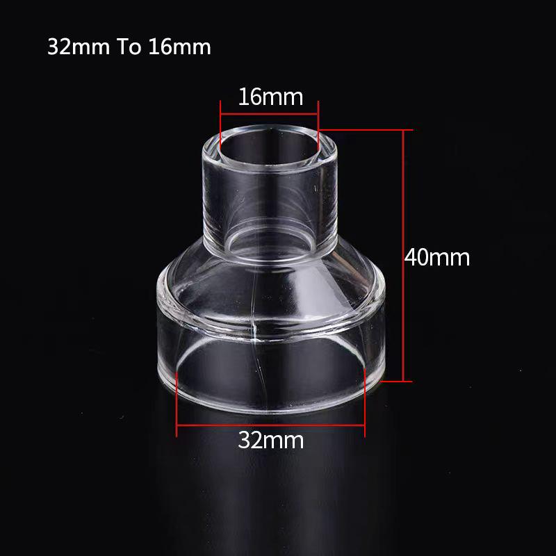 Transparent Acrylic Pipe Variable Diameter Direct Connectors Aquarium Fish Tank Joints Water Tube Garden Irrigation DIY Fittings
