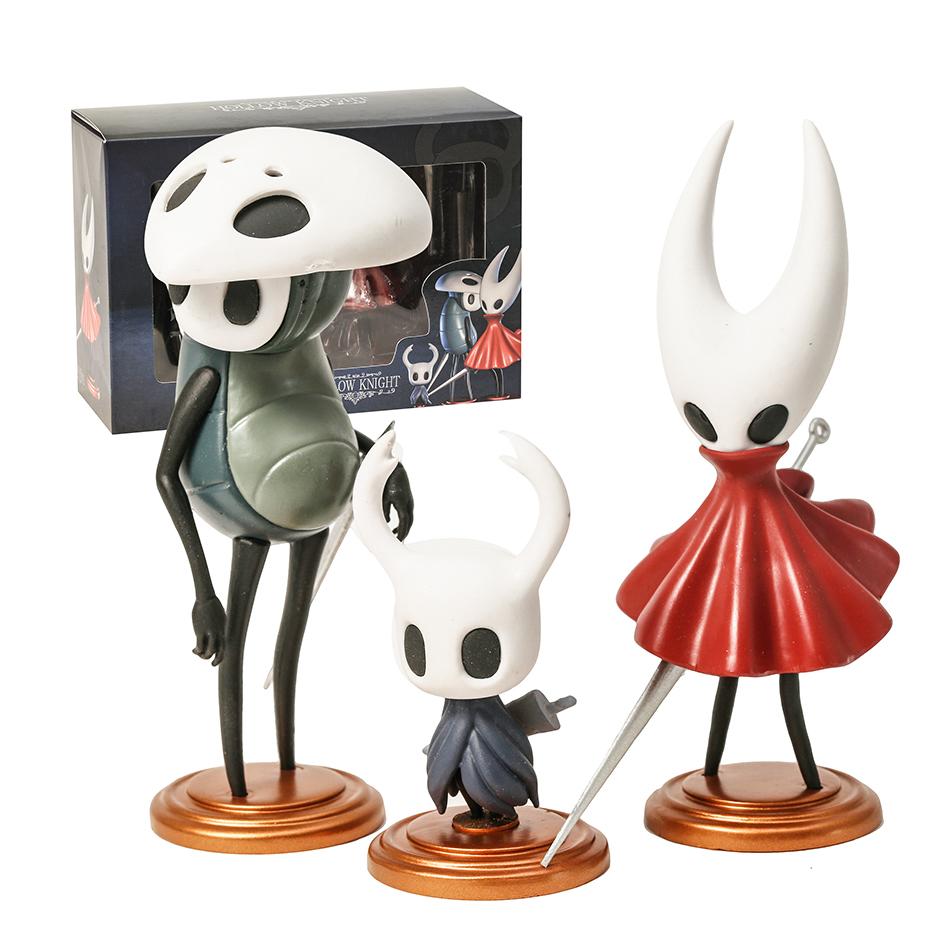 Hollow Knight Silksong Hornet Quirrel Game Figures Collectible Model Dolls Gifts 3pcs/set