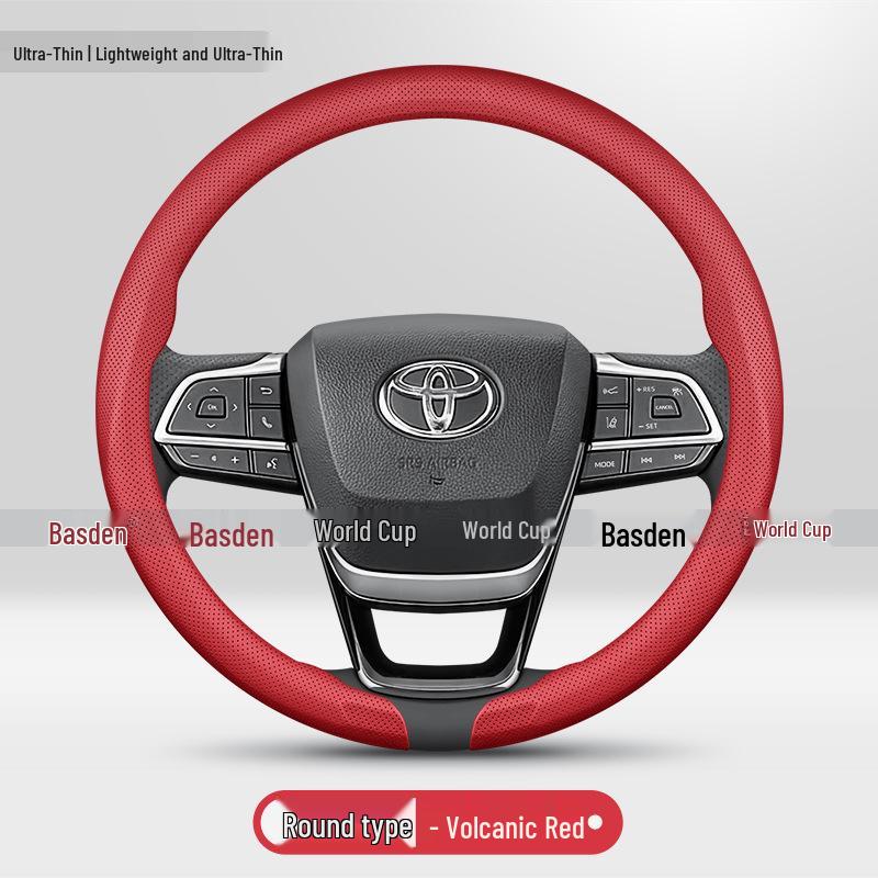 Чехол на руль для Toyota Camry, Avalon, Corolla, Crown, Highlander & Levin 38cm