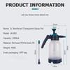 2L Hand Pressure Sprayer Portable Disinfection Water Sprayer Air Pump Bottle Garden Disinfection Watering Irrigation Can