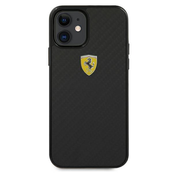 Ferrari Fercahcp12Sbk Iphone 12 Mini5,4 Czarny/Black Hardcase On Track Real Carbon