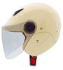 TNK Industries Speed Pit Free 51374 WL-303 Semi-Jet Helmet, Ivory, Ladies' (Under 57-58cm),