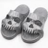 Fashion New Personalized Skull Design Slippers for Men 2024 Summer Fun Novelty Slides Thick Sole Platform Beach Non-slip Women Sandals