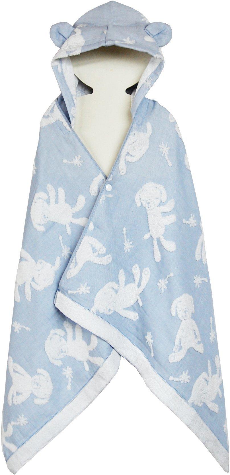 

Махровое полотенце с капюшоном «Макарон» [kontex] 26686-001 (синий) синий