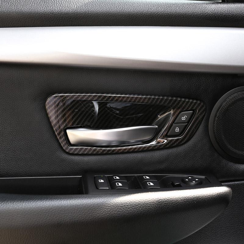 For BMW 2 Series F45 F46 2015-2018 Car Interior ABS Carbon Fiber Sticker Gear Shift Panel Cover Trim Accessories