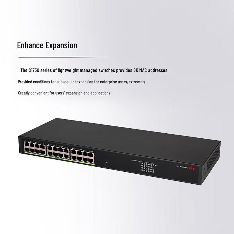 H3C S1750-24G 24-Port Gigabit Network Switch