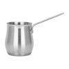Stainless Steels Turkish Coffee Maker Large Capacity Heat Resistant Milk Warmer Coffee Pot for Pour Brewing On Gas Stove