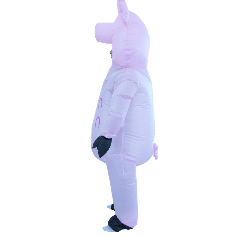 Inflatable Cute Pig Costume for Stage Performance and Festivals
