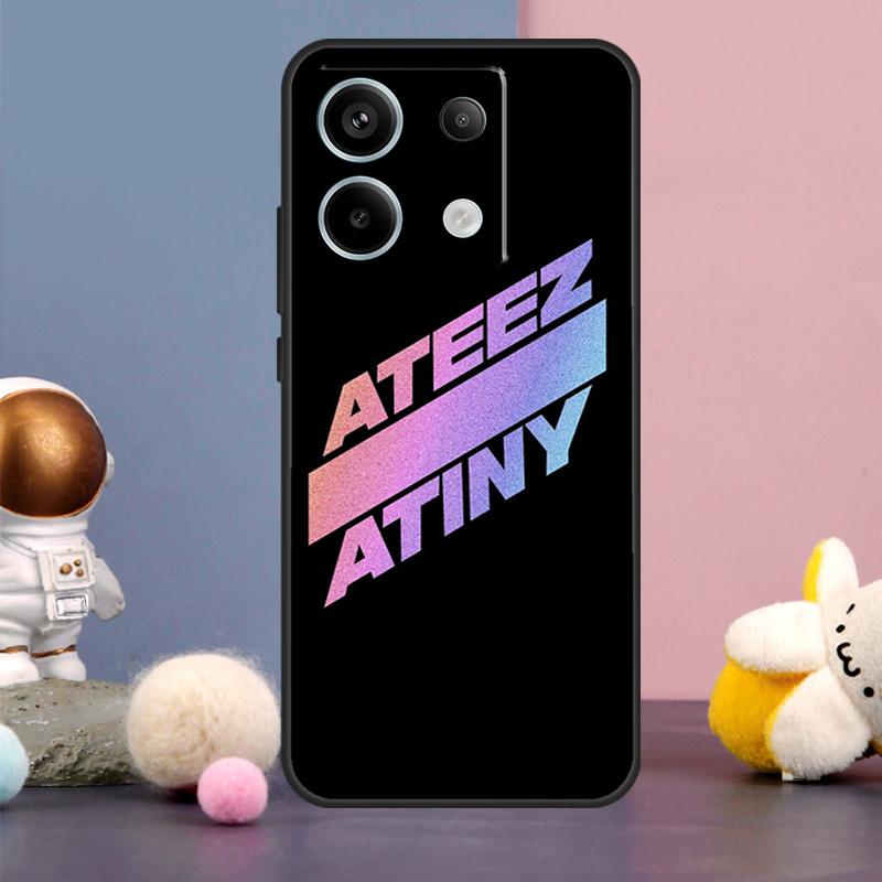 KPOP ATEEZ Logo Case For Xiaomi Redmi Note 13 Pro 12 11 9 10 9S 10S 11S 12S Redmi 12 13 10C 12C 13C Cover