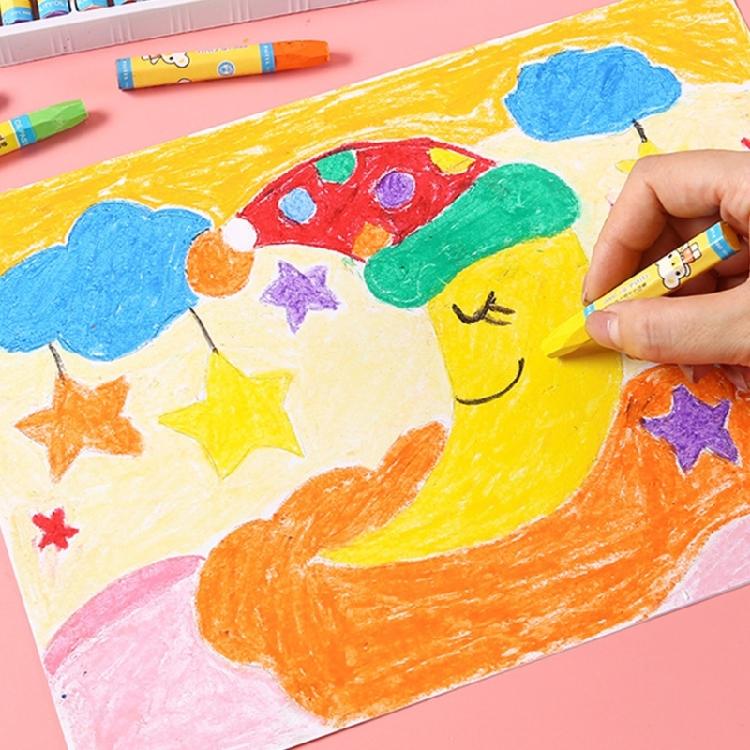 12/18/24/36 Color Easy to Grip Hexagonal Crayon Washable Crayons For Kids Aged 3 Doodling Art Drawing Coloring Book