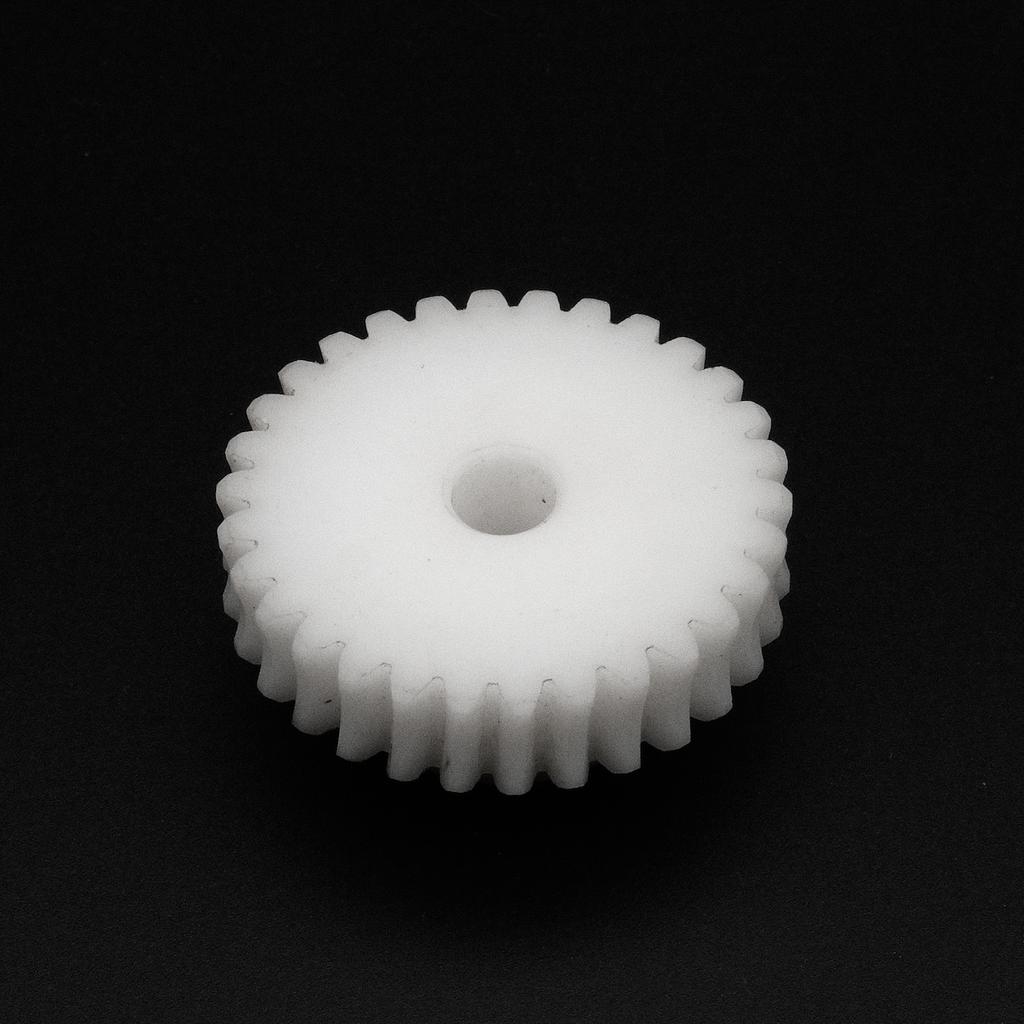 1M POM Kunststoff Zahnrad Flaches Rad Zahn 40 Zähne 6mm für DIY-Projekte Und Mechanische Anwendungen