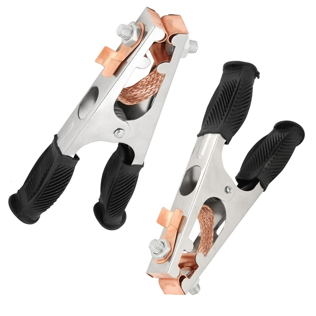 500A Electroplated Ground Clamp Copper Welding Earth Clip for Manual Welder (US Type)