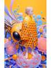 5d Diy Diamant Painting Cute Angel Bee Elf All Crystal Embroidery Set Decoration Children's Room Wall Decoration Gift