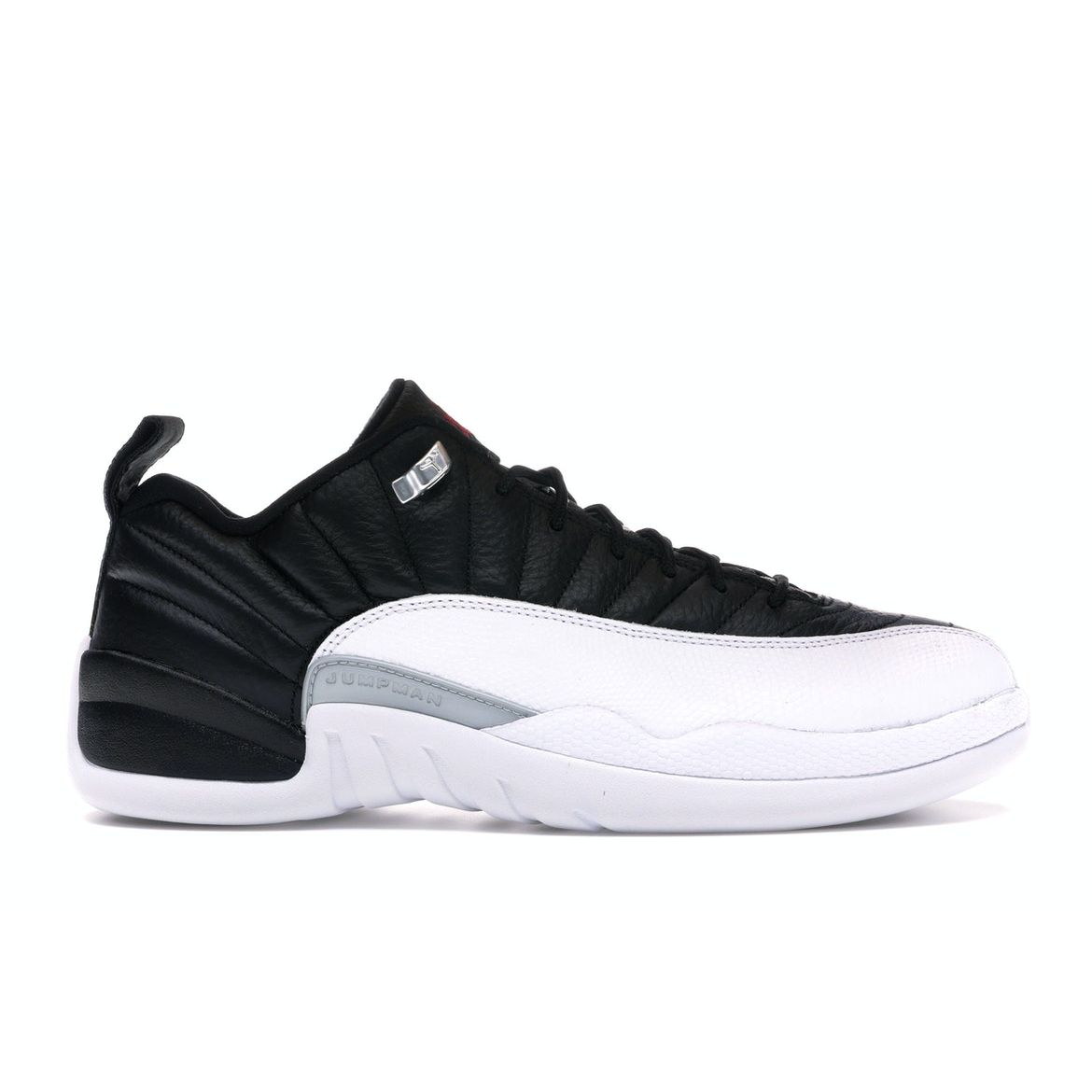 

Мужские кроссовки Air Jordan 12 Retro Low Playoffs черные Varsity-Red-White 308317-004