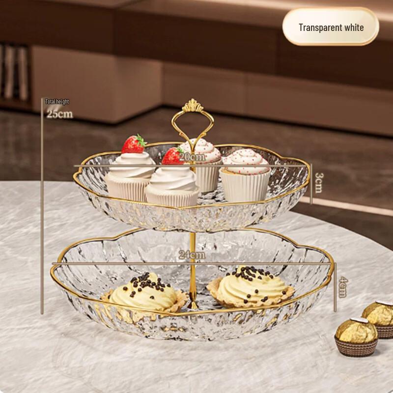 Multi-Layer Dessert & Fruit Plate