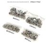 15mm Stainless Steel Rustproof Snap Fasteners - 50 Sets for Outdoor Tent Fixing with Large White Buckle, Fast Shipping
