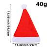 2022 Red Gold Velvet Plush Edge Santa Hat for Adults and Children