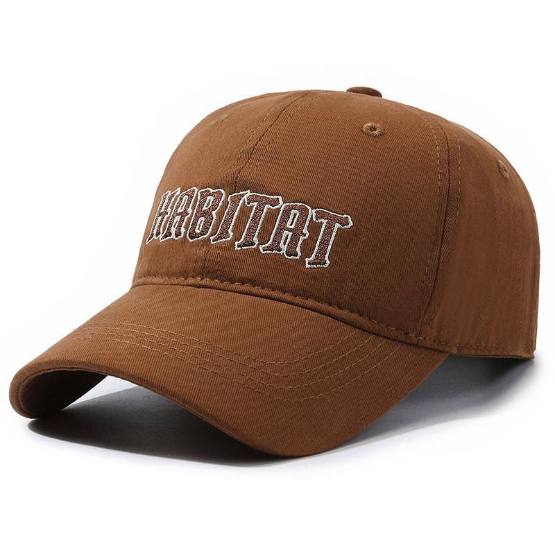 Embroidered Habitat Lettered Baseball Cap Men Women Spring Autumn Shade Sports