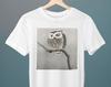 Long-eared Owl On Bare Tree Branch, Ohara Koson, Unisex, Halloween T-Shirt, Owl T-Shirt, Art T-Shirt, Gift for Her, Gift for Him