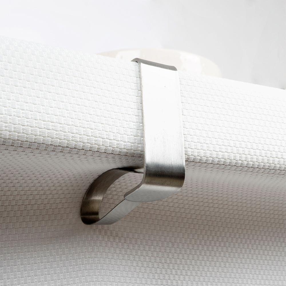 4x Steel Metal Clips Holder Clamp for Tablecloth, Oilcloth, Table Top