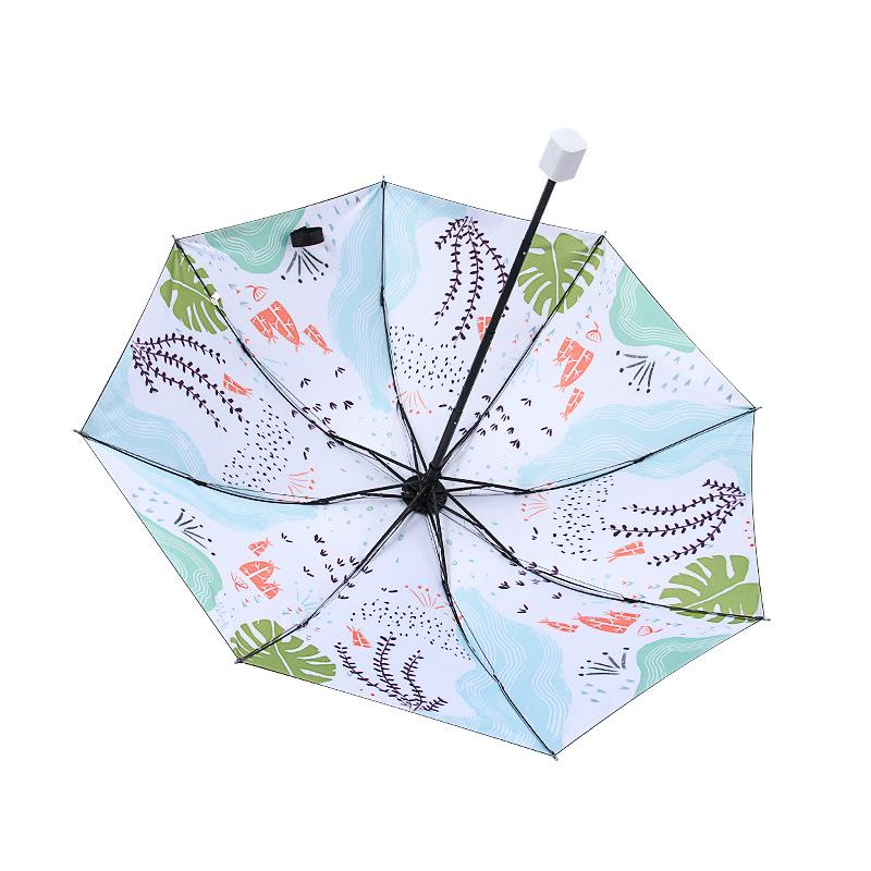Graffiti Umbrella Export Sun Umbrella Vinyl Parasol Sun Protection UV Protection Umbrella