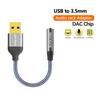 SUNKANDI USB to 3.5mm Audio Jack Adapter External Sound Card Converter for PC Laptop Mac Desktops PS4 and More DeviceGood product