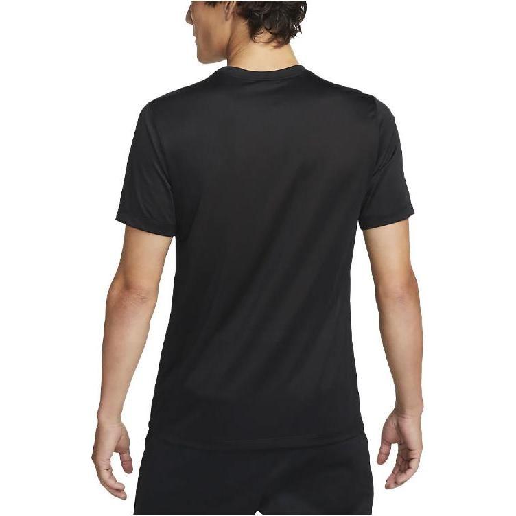 Nike T Shirts Men's Black Crew Neck Moderate DX0990-010
