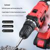 Cordless Double Speed Electric Drill with Rechargeable Lithium Battery and Impact Function