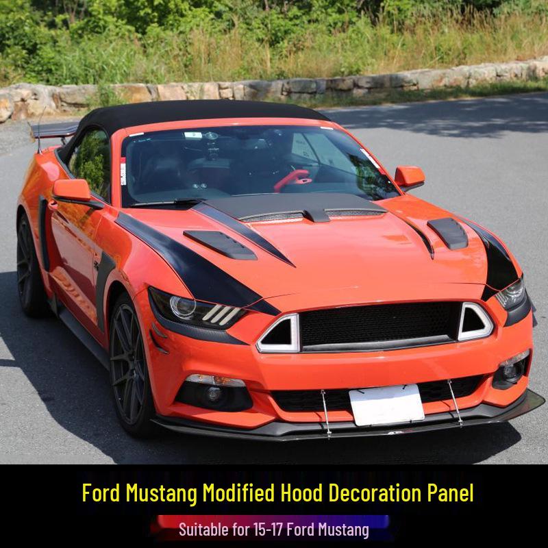 Ford Mustang 2015-2017 Hood Decoration Panel Adhesive Trim Sticker