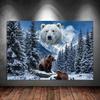 Bear 100% Round Full Drill 5D DIY Diamond Painting Embroidery Cross Stitch Rhinestone Décor
