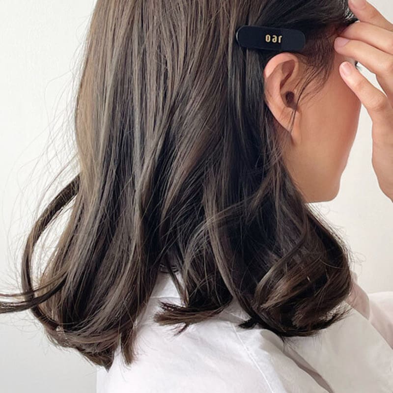 Oar Classic Point Hair Barrette [Black]