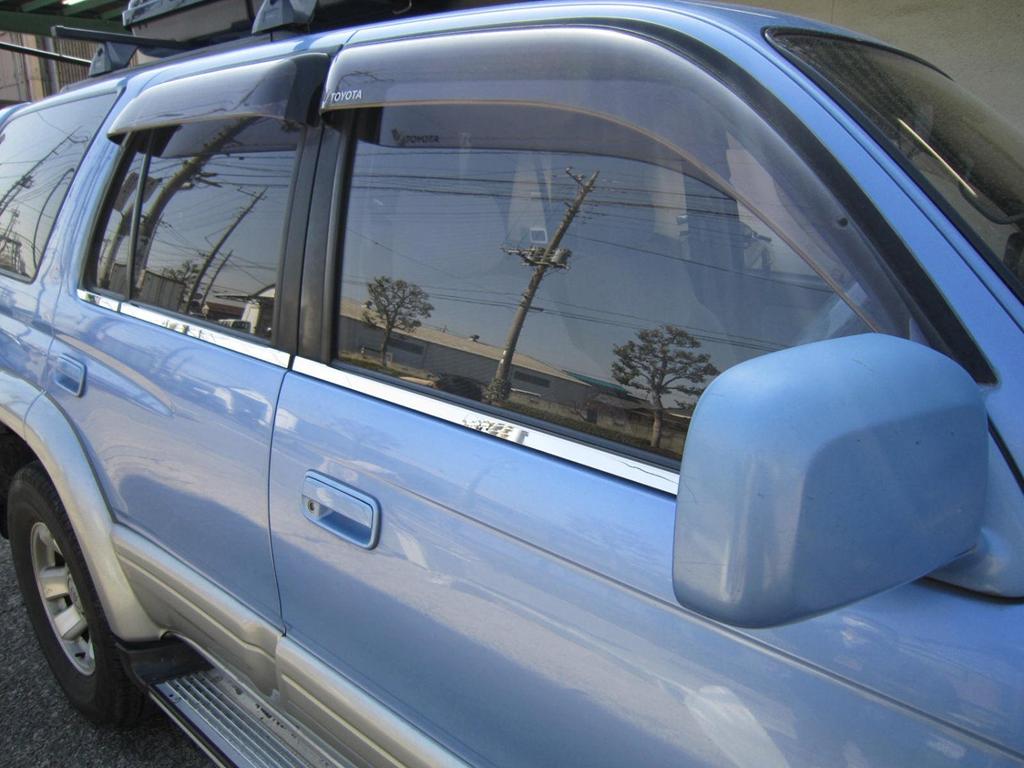 BRIGHTZ Finish Stainless Steel Window Moulds for Toyota Hilux Surf Hilux Ultra-Mirror (6-Piece Set) 180/185 (KDN185W, KZN185G, KZN185W, RZN180W,