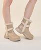 Kissa Shearling Thermal Lined Ankle Boots A507012