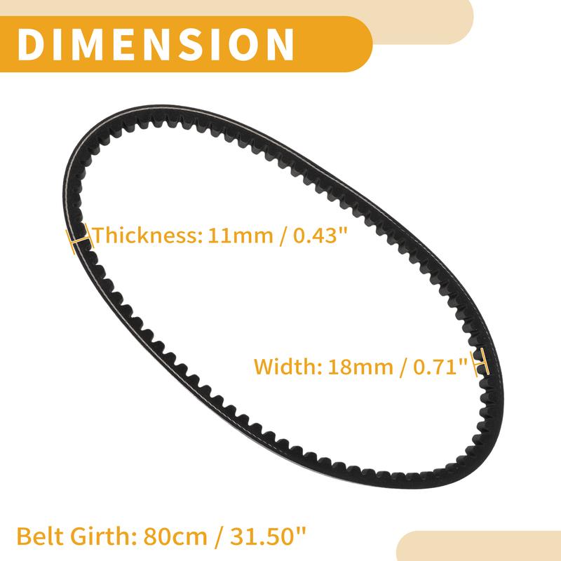 Motoforti Drive Belt V-Belt for Yamaha for Gear50 for Vox50 Motorcycle