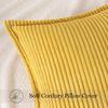 Boho Plush Throw Pillow Covers Super Soft Striped Square Plush Pillowcase for Home Living Room Sofa Couch Cushion Decor