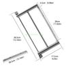 24TE Folding Wood Saw Portable Coping Saw Frame Aluminum Alloy Handsaws Cutting Wood Woodworking in Camping Backpacking