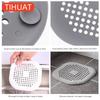 Hair Strainer Anti-block Sink Filter Bathtub Shower Floor Drain Plug Silicone Stopper Kitchen Deodorizer Bathroom Accessories