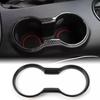 Carbon Fiber Cup Holder Cover Trim Interior Accessories for Ford Mustang 2015+